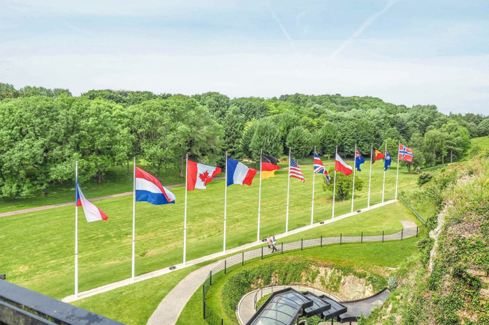 The best D-Day sites to visit in Normandy, France | WWII | WW2 | Caen Memorial and Museum | Gardens and flags