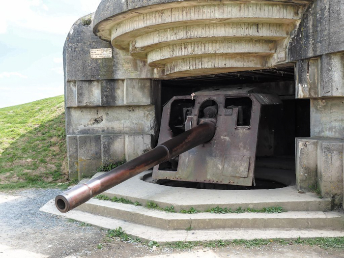 The best D-Day sites to visit in Normandy, France | WWII | WW2 | Longues-sur-Mer German battery | gun casement