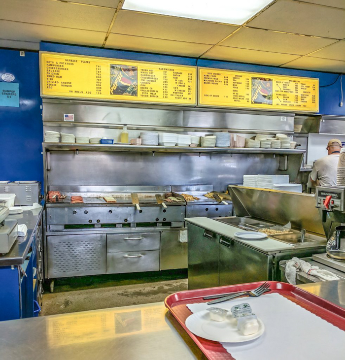 Nick Tahou Garbage Plate | Rochester, New York | Hamburger, Cheeseburger, Grilled Cheese, sausage | strange regional food obsessions | college food