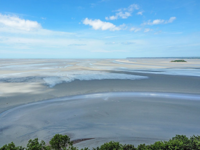 It's actually worth visiting Mont Saint Michel | Normandy, France | Medieval abbey on an island | Bucket list | Disney fairy tale castle inspiration | Mont-St-Michel | low tide