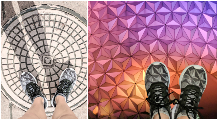 Epcot Center, Spaceship Earth Adidas shoes | Disney World sneakers