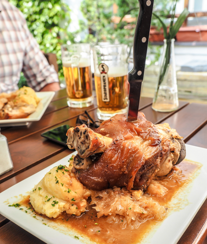 Czeching Out the Best of Prague in 3 Days | Czech Republic | best meal in Prague, pork knuckle at Strahov Monastery