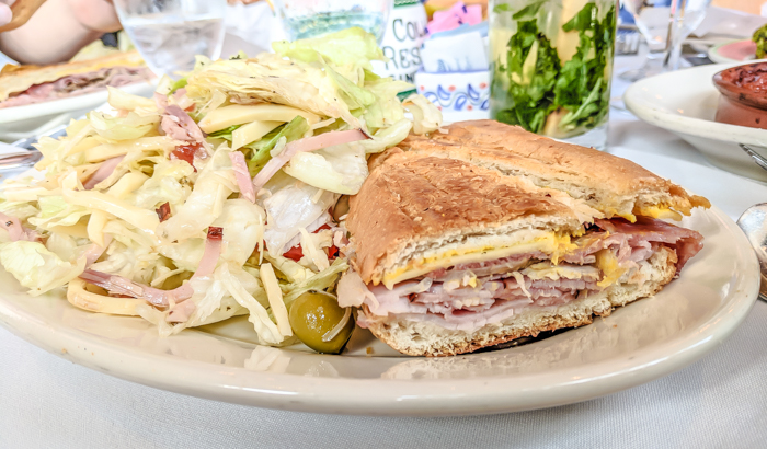 Spend a day in Ybor City | Tampa, Florida | lunch at Columbia restaurant, 1905 salad, cuban sandwich, mojito