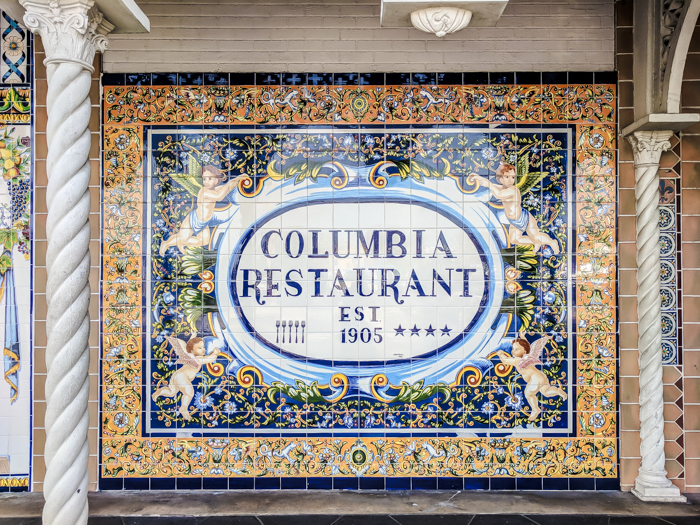 Spend a day in Ybor City | Tampa, Florida | lunch at Columbia restaurant, 1905 salad, cuban sandwich, mojito, sangria