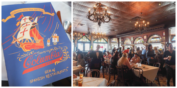Spend a day in Ybor City | Tampa, Florida | lunch at Columbia restaurant, 1905 salad, cuban sandwich, mojito