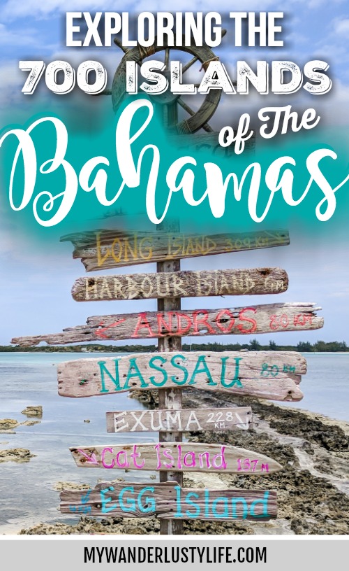 Exploring the 700 islands of The Bahamas - including Paradise Island and Nassau, the islands for swimming with the pigs, and more. Covering where to go in The Bahamas and which islands of The Bahamas you can visit. #bahamas #caribbean #islands #traveltips