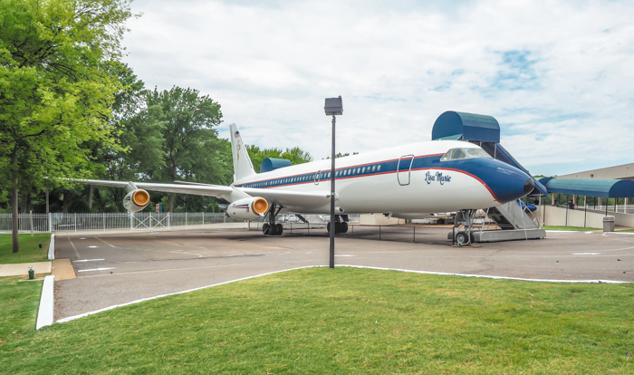 Airplane, the Lisa Marie | 13 Reasons to Visit Graceland in Memphis, Tennessee even if you're not an Elvis Presley fan #Elvis #Graceland #Memphis #traveltips #airplane