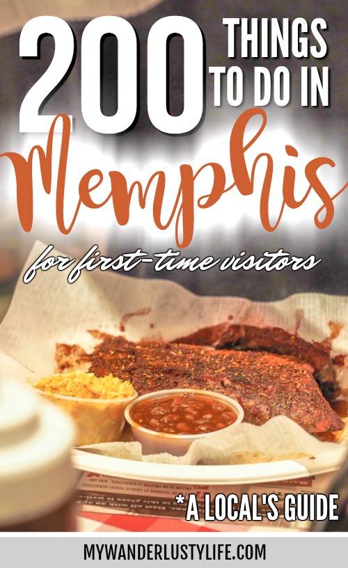 200 Things to Do in Memphis, Tennessee // a Local's Guide for First-Time Visitors // Where to eat in Memphis // Where to go in Memphis // What to do in Memphis // Elvis Presley and Graceland, blues and rock 'n' roll. BBQ and ribs and live music and more.