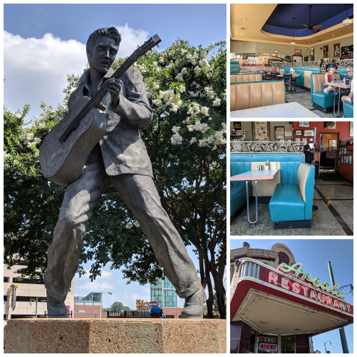 200 Things to do in Memphis, Tennessee for first-time visitors - a local's guide | Arcade Restaurant, statue of elvis