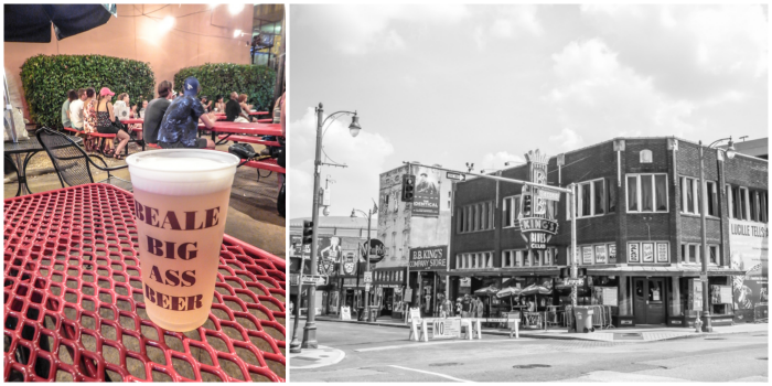 200 things to do in memphis, tennessee for first-time visitors, a local's guide | Beale Street #memphis #traveltips #bealestreet Big ass beer