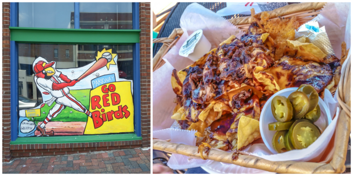 200 things to do in Memphis, Tennessee for first-time visitors - a local's guide | Memphis Redbirds and BBQ nachos #memphis #redbirds #traveltips #bbq