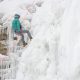 Ice Canyoning in quebec city, canada | rappelling down a frozen waterfall | What is ice canyoning, canada adventure activities, winter adventures