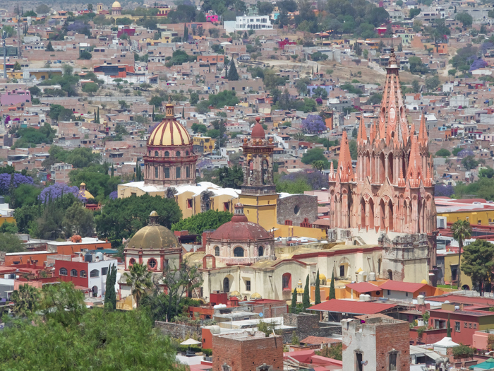 2 days in San Miguel de Allende travel tips | mirador, aerial views of the city | #sanmigueldeallende #mexico #traveltips #timebudgettravel #sanmiguel