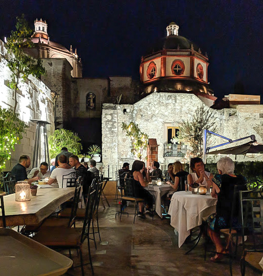 2 days in San Miguel de Allende travel tips | aerial views of the city | Rooftop patio at La Posadita #sanmigueldeallende #mexico #traveltips #timebudgettravel #sanmiguel