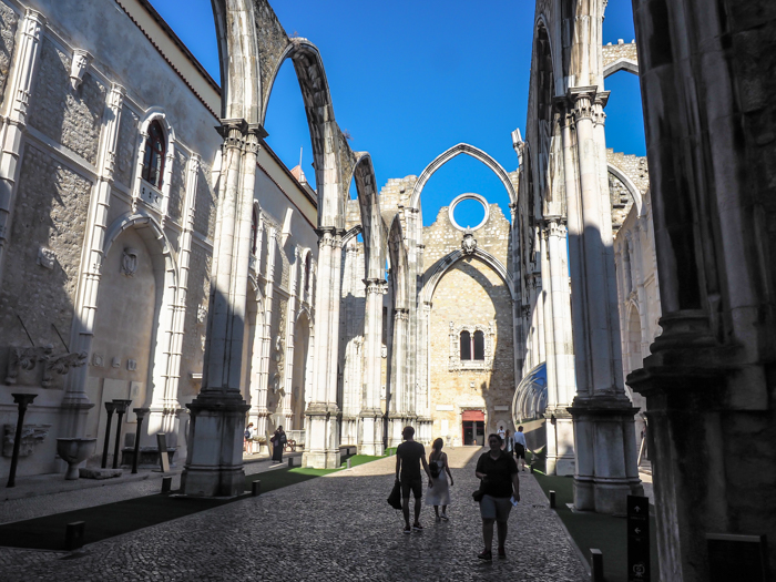 A First-Timer's Guide to Spending 3 Days in Lisbon, Portugal | What to do in Lisbon, what to see in Lisbon | UNESCO World Heritage Sites, museums, where to eat in Lisbon | How to spend 3 days in Lisbon | Carmo Convent Ruins #traveltips #lisbon #portugal #convent #ruins 