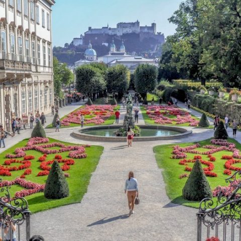 How to Squeeze in a Day Trip to Salzburg from Munich | Austria to Germany | Sound of music, mozart, castle, brewery, museums #salzburg #austria #thesoundofmusic #beer #mozart #daytrip #castle | Mirabell Palace and Gardens