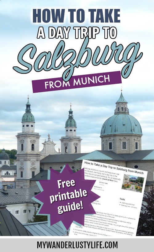 How to take a day trip from munich to salzburg