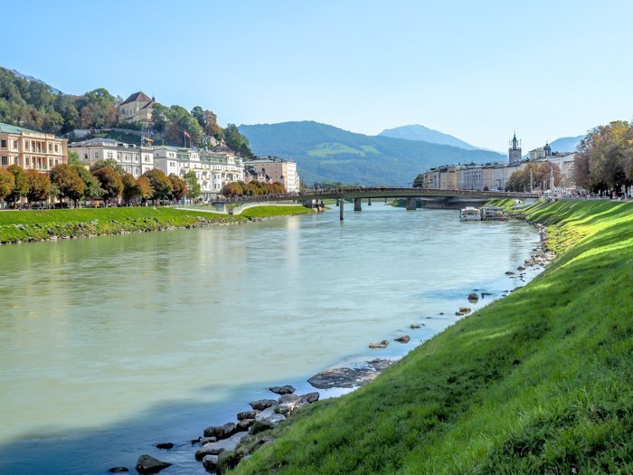 How to Squeeze in a Day Trip to Salzburg from Munich | Austria to Germany | Sound of music, mozart, castle, brewery, museums #salzburg #austria #thesoundofmusic #beer #mozart #daytrip #castle | Salzach river cruise