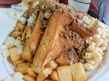Nick Tahou Garbage Plate | Rochester, New York | Hamburger, Cheeseburger, Grilled Cheese, sausage | strange regional food obsessions