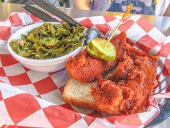 "How hot is mild?" An exploration of Nashville Hot Chicken | Hattie B's | Bolton's | Pepperfire | Nashville, Tennessee | chicken and waffles, chicken tenders, spicy fried chicken | Southern cuisine | Soul food