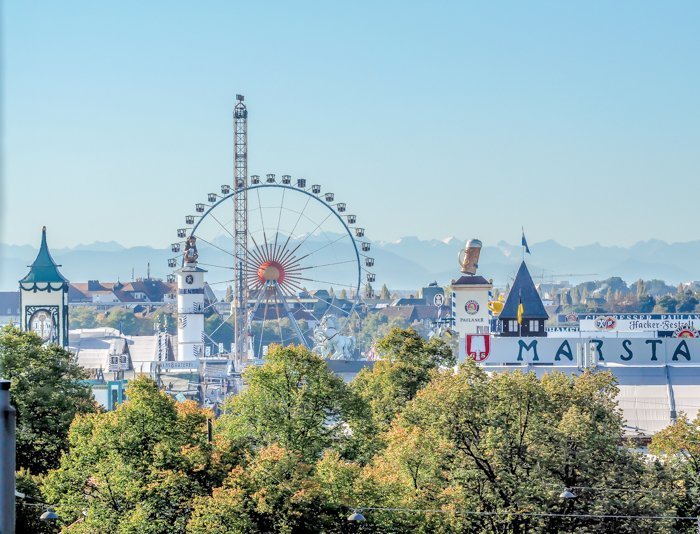 An Oktoberfest Tour Guide's Most Frequently Asked Oktoberfest Questions | Need to know Oktoberfest in Munich, Germany #oktoberfest #munich #germany #beer #festival | view from Hotel Senator