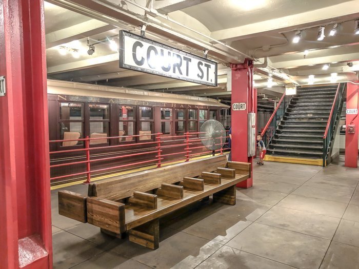 Court St. subway station at Brooklyn's New York Transit Museum // Underground and Underrated | The best New York City museum you've never heard of | New York City hidden gem | #NewYorkCity #museum #transitmuseum #brooklyn #nycmuseum #traveltip #timebudgettravel