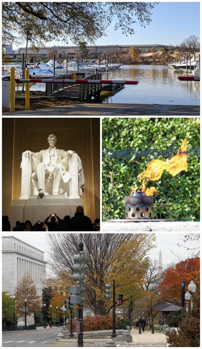 The Pentagon, Lincoln Memorial, eternal flame Arlington National Cemetery | A Jam-Packed 3 Days in Washington DC Itinerary for First Time Visitors | #washingtondc #timebudgettravel #USA