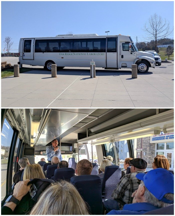 Department of Energy bus tour, Y-12 National Security Complex | 7 Ways to Spend a Day in Oak Ridge, Tennessee | Manhattan Project | Atomic bomb | World War II | Department of Energy | Y-12, X-10 graphite reactor | #Oakridge #WWII #manhattanproject #tennessee