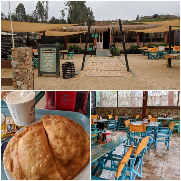 How to Spend One Week in Chile and Cover All the Bases | Empanadas and coffee at the roadside stop Tio Mario #chile #valparaiso #whattodoinchile #weekinchile #empanads #cachagua