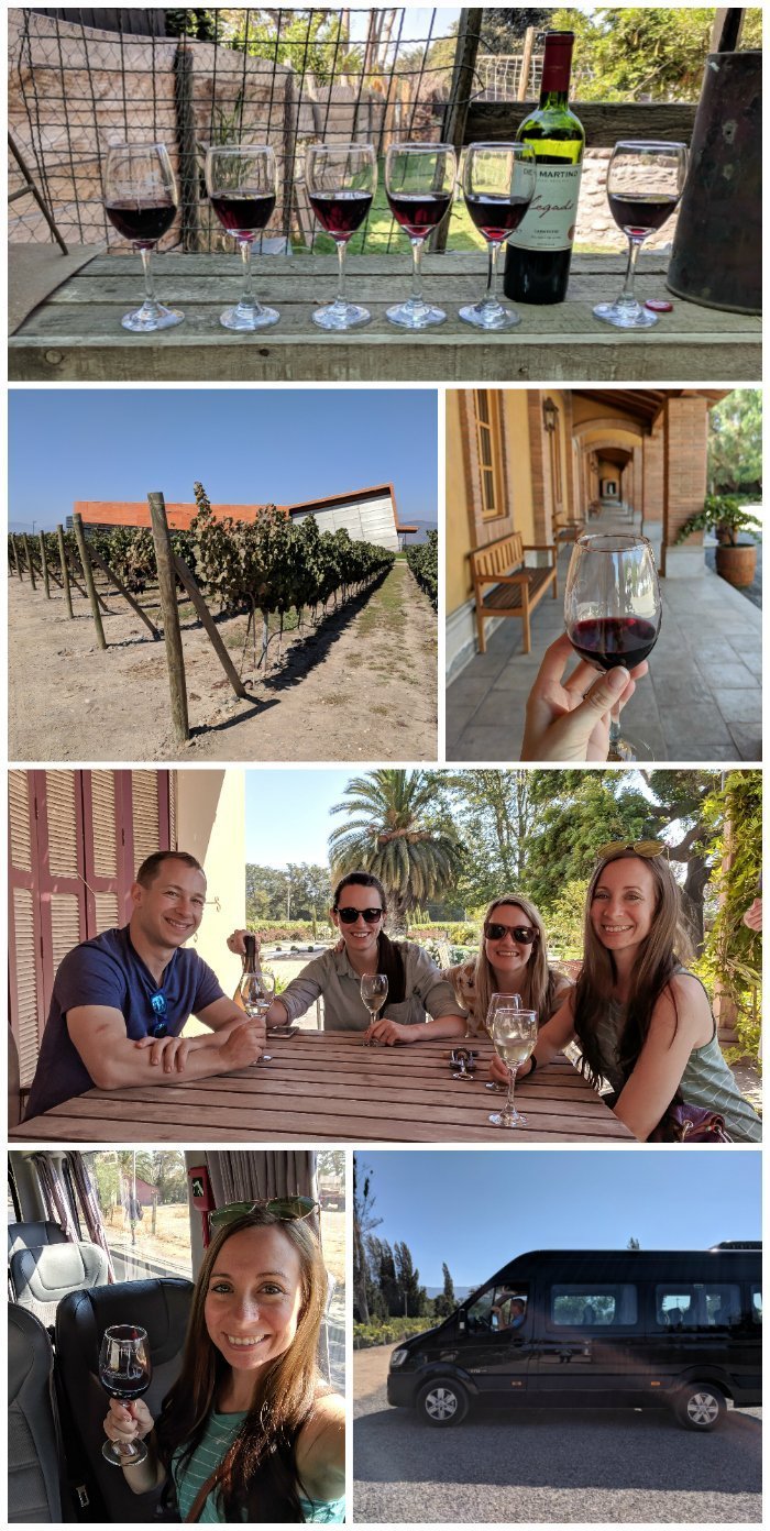 How to Spend One Week in Chile and Cover All the Bases | Wine tasting outside Santiago on the Maipo Valley Little Wine Bus #chile #whattodoinchile #weekinchile #winetasting #wine #maipovalley 