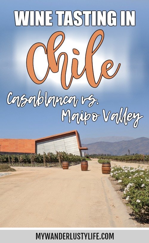 Wine Tasting in Chile: Casablanca vs. Maipo Valley | How to decide where to go wine tasting in Chile | Casablanca valley wineries like Viña Emiliana, Casas del Bosque and Bodegas RE | Maipo Valley Little Wine Bus, De Martino vineyard, and more.