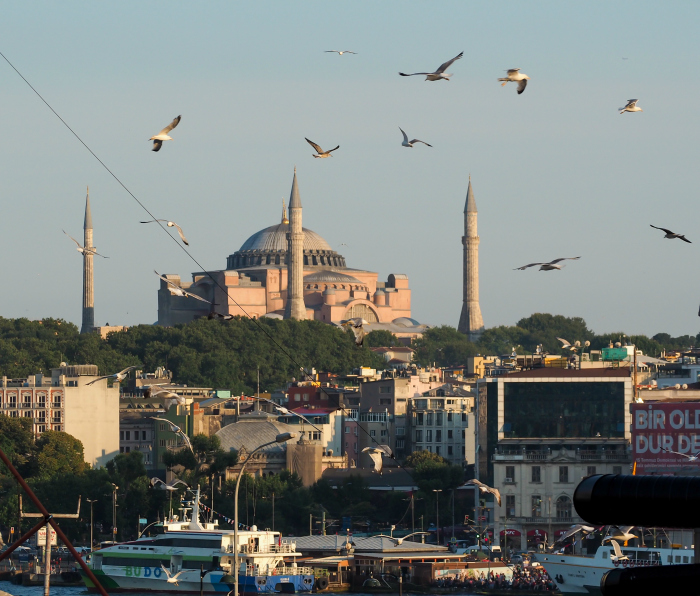 The Hagia Sophia in Istanbul, Turkey