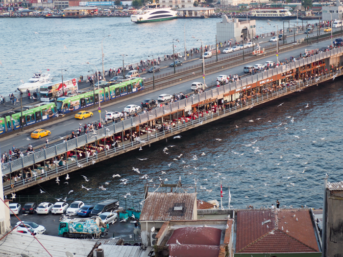 Galata Bridge, Where to Stay in Istanbul, Turkey: Hotel Momento Golden Horn in Beyoglu / Karakoy. #istanbul #turkey #goldenhorn #wheretostay #hotelreview #hotelmomento #traveltips