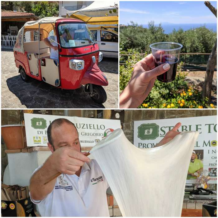 5 days in sorrento, italy + amalfi coast, food tour, mozzarella lesson, turuziello farms #sorrento #italy #cheese #foodtour