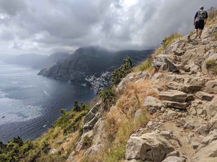 Hiking the Path of the Gods from Sorrento, Italy | What kind of terrain to expect along the Amalfi Coast #pathofthegods #amalficoast #sorrento #italy #hiking