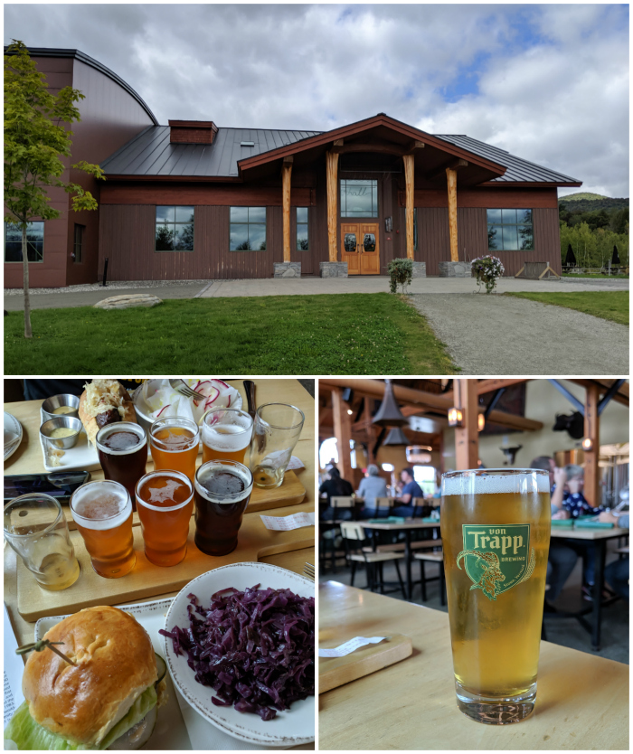 Von Trapp brewery and bierhall in Stowe, VT | 11 Ways to Fill Your Days During a Weekend in Vermont | #vermont #burlington #newengland #vontrapp #craftbeer