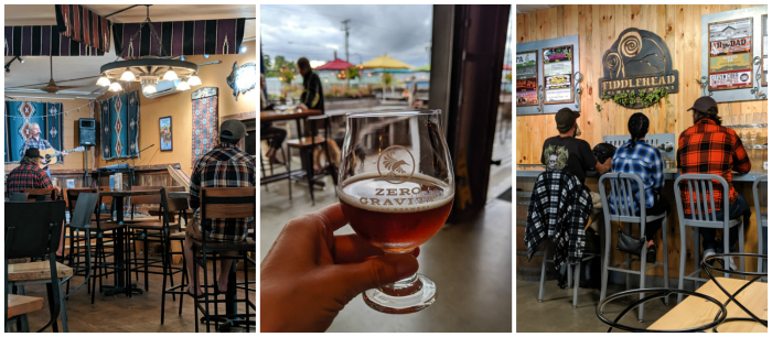 Stone Corral brewery, zero gravity brewery, fiddlehead brewery plus flannel | 11 Ways to Fill Your Days During a Weekend in Vermont | #vermont #burlington #newengland #flannel