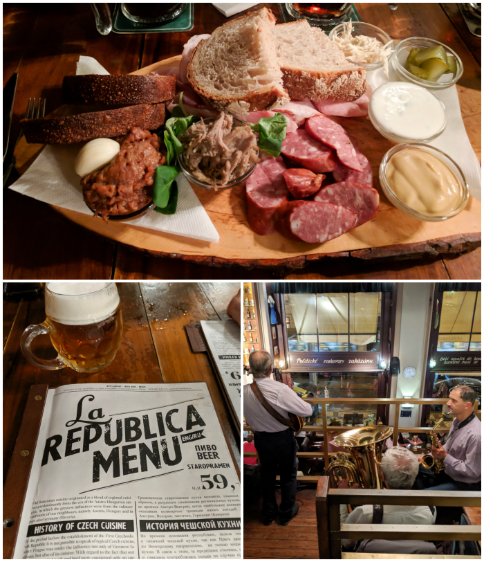 La Republica Restaurant for traditional Czech food | Cool Prague Experiences | Czech Republic / Czechia | Where to eat and drink in Prague, Prague travel tips