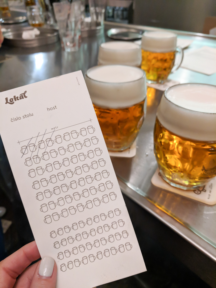 Lokal Dlouhááá bar tab | Cool Prague Experiences | Czech Republic / Czechia | Where to eat and drink in Prague, Prague travel tips