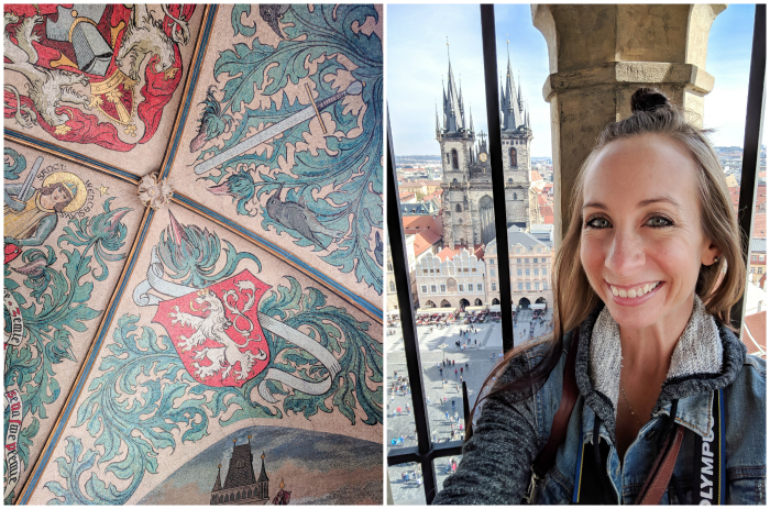 Red rooftops and towers, views from the Old Town Hall Tower | Cool Prague Experiences | Czech Republic / Czechia | What to do in Prague, best prague things to see and do