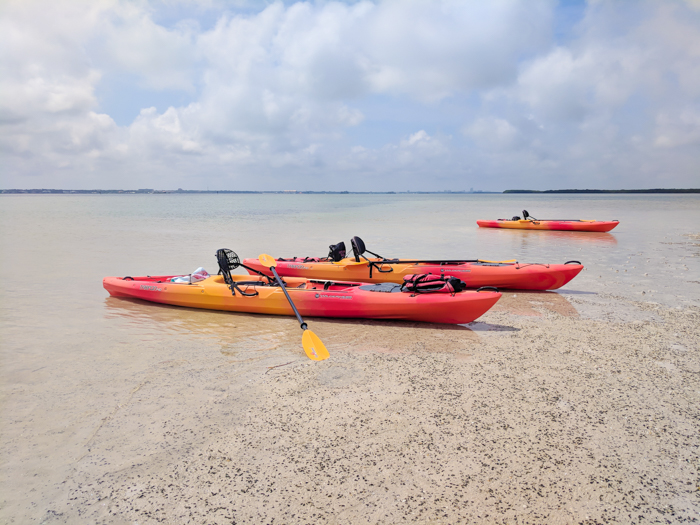 Kayaking at Honeymoon Island, Dunedin | My 5 Favorite Ways I Spend a Weekend in Clearwater, Florida | #clearwater #florida #kayaking #honeymoon