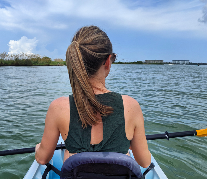 Kayaking at Honeymoon Island, Dunedin | My 5 Favorite Ways I Spend a Weekend in Clearwater, Florida | #clearwater #florida #kayaking #honeymoon