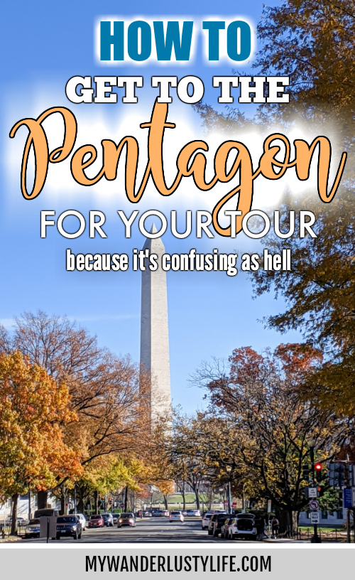 How to get to the Pentagon for your tour | How to walk to the Pentagon | How to get to the Pentagon by metro, by taxi, by Uber, etc. | Where to park for a Pentagon tour