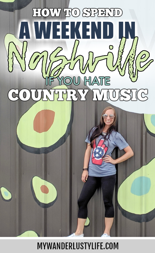 How to Spend a Weekend in Nashville If You Hate Country Music | Nashville, Tennessee, sights, eats, drinks, outdoor activities, etc. #nashville #tennessee #streetart #traveltips