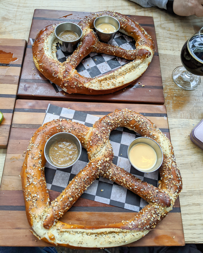Everything pretzels at Bluejacket brewery in the Navy Yard | Another long weekend in Washington, D.C.