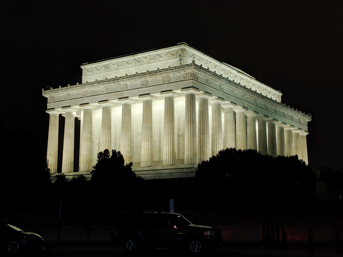 Big Bus night tour of Washington DC, Lincoln Memorial lit up | Another long weekend in Washington, D.C.