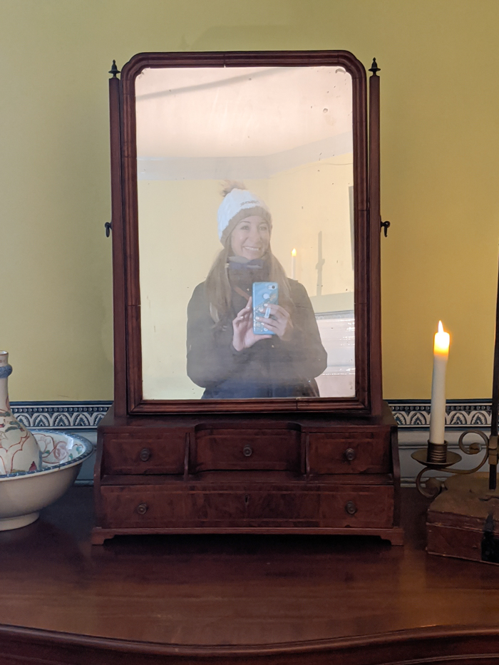 One of the mirrors inside George Washington's house at Mount Vernon | Another long weekend in Washington, D.C.