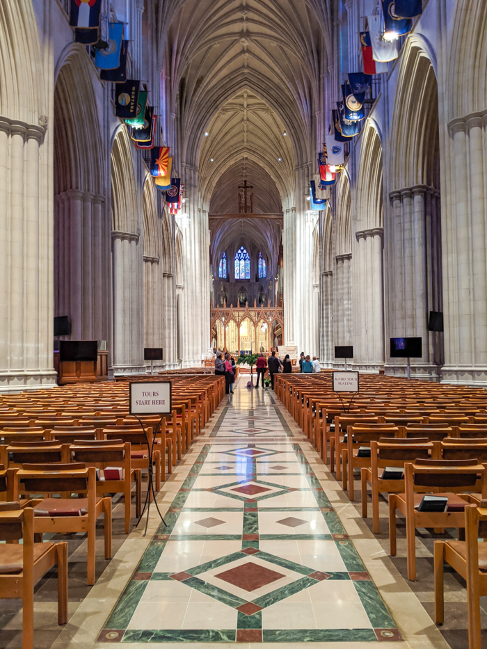 Interior of Washington National Cathedral | Another long weekend in Washington, D.C.