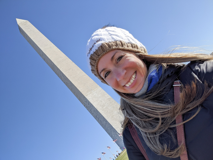 Selfie in front of the Washington Monument | Another long weekend in Washington, D.C.