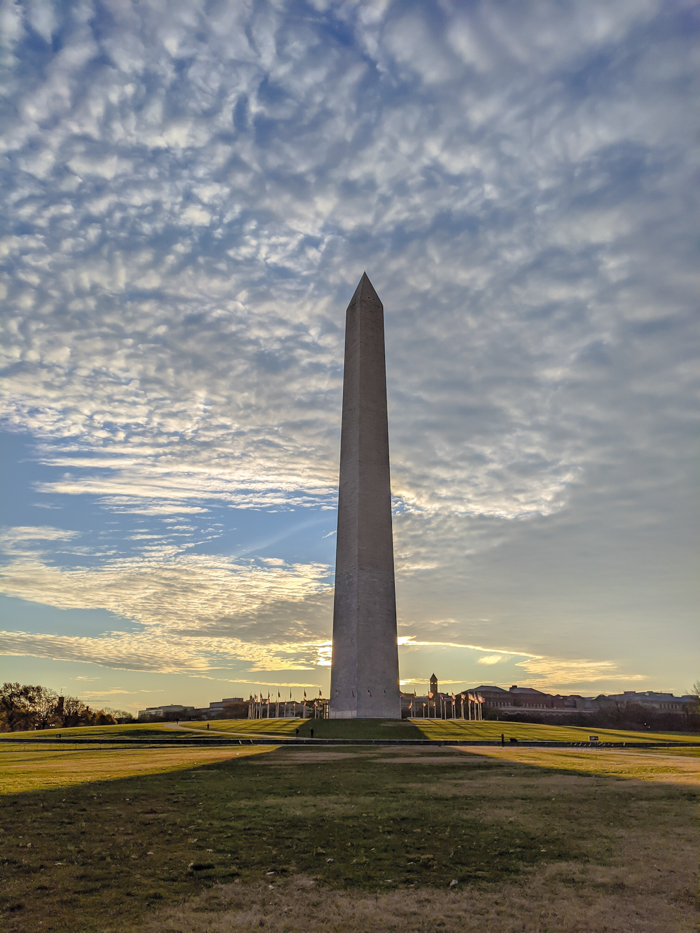 Washington Monument at sunrise | Another long weekend in Washington, D.C. 